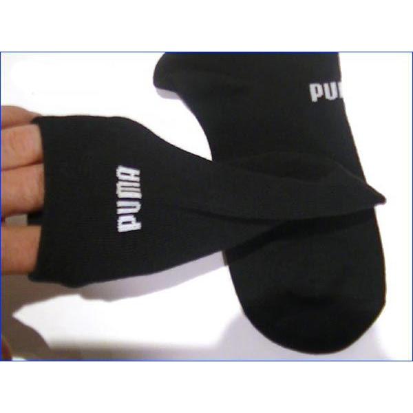 メンズソックス プーマ  スニーカーソックス ブラック ３足・24-26cm Mサイズ 1829-03　プレゼント ギフト | PUMA | 05