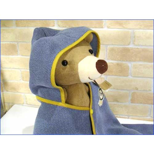 ベビー　バスローブ タオル地 サイズ７０〜８０cm・ブルー　今治タオル 認定番号：第2017-1647号 2015-03　プレゼント ギフト | ブランド登録なし | 01