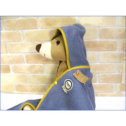 ベビー　バスローブ タオル地 サイズ７０〜８０cm・ブルー　今治タオル 認定番号：第2017-1647号 2015-03　プレゼント ギフト | ブランド登録なし | 02