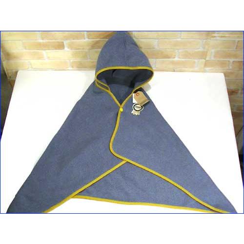 ベビー　バスローブ タオル地 サイズ７０〜８０cm・ブルー　今治タオル 認定番号：第2017-1647号 2015-03　プレゼント ギフト | ブランド登録なし | 03