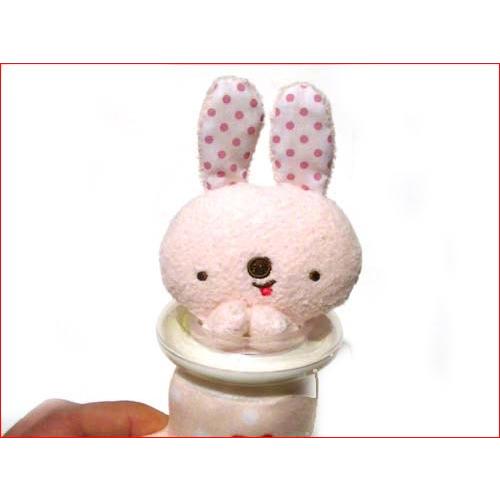 靴下マスコット 音入り ★1320円→特価  アナノカフェ ベビー ビーズがころがるかわいい音色の うさぎ　ピンク 2019-11　プレゼント ギフト | ブランド登録なし | 01