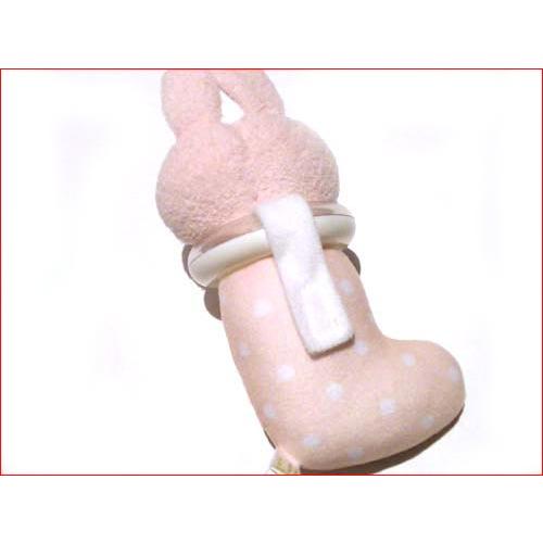 靴下マスコット 音入り ★1320円→特価  アナノカフェ ベビー ビーズがころがるかわいい音色の うさぎ　ピンク 2019-11　プレゼント ギフト | ブランド登録なし | 03