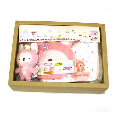 ベビー ギフトセット スタイ マスコット2個 アナノカフェ  出産祝い 2019-19　プレゼント ギフト | ブランド登録なし