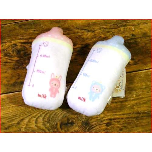 ベビー マスコット ★1320円→特価  ほ乳瓶型 [セール] 女の子　アナノカフェ ベビーミルク マスコット ラビット ピンク 2019-23　プレゼント ギフト | ブランド登録なし | 05