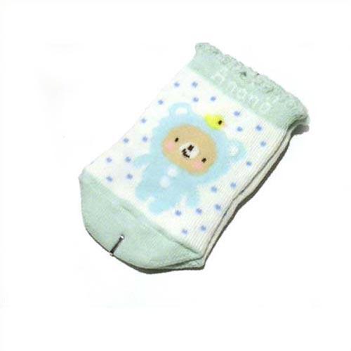 新生児　ソックス ベビーベビー マスコット ★1320円→特価   ｛SALE」　男の子向き　着ぐるみ柄 靴下 ブルー 2019-40 | ブランド登録なし