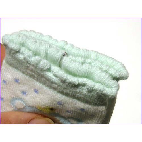 新生児　ソックス ベビーベビー マスコット ★1320円→特価   ｛SALE」　男の子向き　着ぐるみ柄 靴下 ブルー 2019-40 | ブランド登録なし | 03