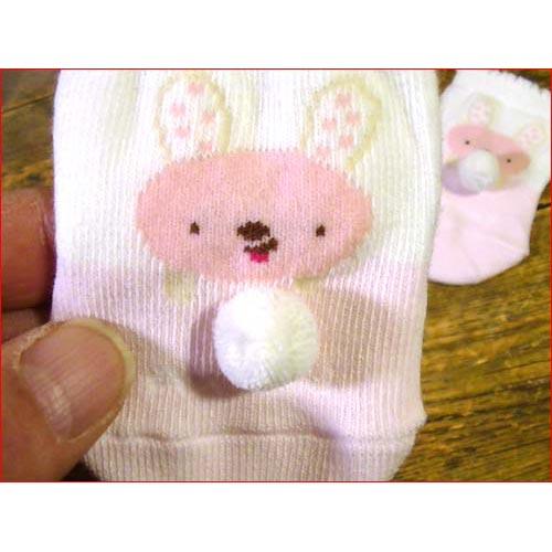 新生児 ベビー ソックス アナノカフェ 靴下 ピンク 2019-53  (モンスイユ モン・スイユ)　プレゼント ギフト | ブランド登録なし | 01