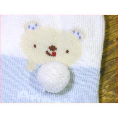 新生児 ベビー ソックス アナノカフェ 靴下 ブルー 2019-54  (モンスイユ モン・スイユ)　プレゼント ギフト | ブランド登録なし | 01