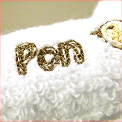 Ｐｏｎちゃんベビー 骨型　ガラガラ  SALE  男の子向き　ブルー 日本製 今治タオル 2021-18　プレゼント ギフト | 今治タオル | 04