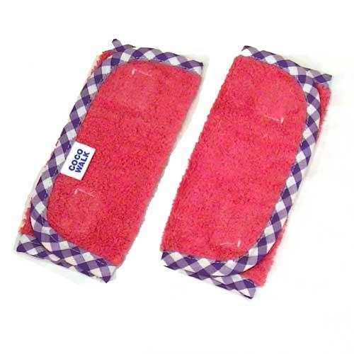 チャイルドシートの 肩ベルトカバー タオル地・ピンク 2025-01　プレゼント ギフト | ブランド登録なし