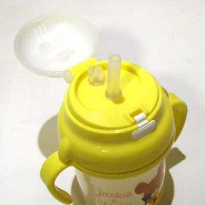 ミールタイム クマ ストローマグ　セール　２００ミリリットル イエロー 2031-09　プレゼント ギフト | ブランド登録なし | 02