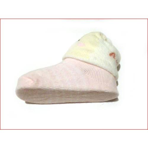 新生児 靴下 ソックス アナノカフェ ベビー カップ　ベアソックス ボーダーピンク 2119-21 | ブランド登録なし | 02