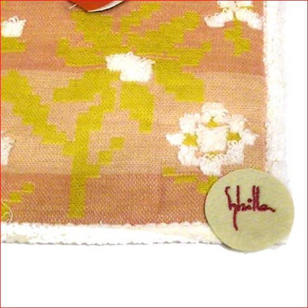 シビラ ブランド  レディース ミニタオル タオルハンカチ 花柄・ピンク 2213-07　プレゼント ギフト | Sybilla | 01