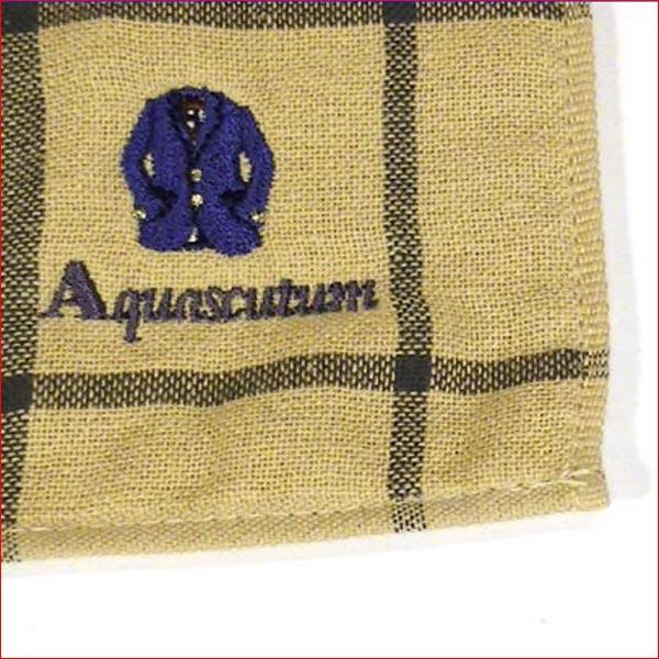 アクアスキュータム ブランド ガーゼ タオルハンカチ 2216-05　プレゼント ギフト | Aquascutum | 01