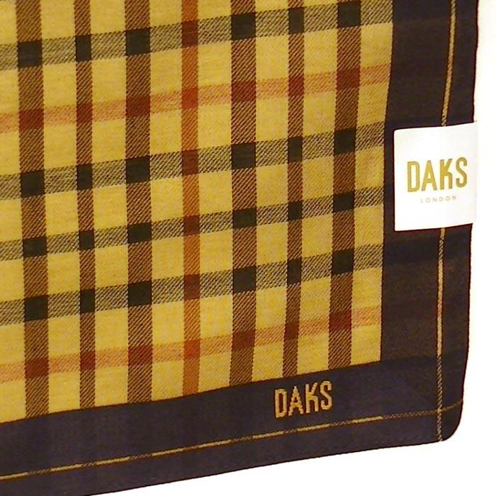 ダックス ハンカチ ハウスチェック柄 DSKS 日本製・ネイビー 2216-12　プレゼント ギフト | DAKS | 01