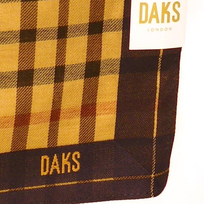 ダックス ハンカチ ハウスチェック柄 DSKS 日本製・ネイビー 2216-12　プレゼント ギフト | DAKS | 02