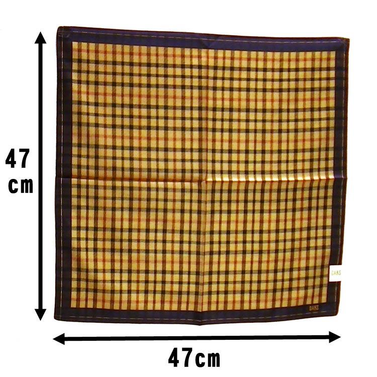 ダックス ハンカチ ハウスチェック柄 DSKS 日本製・ネイビー 2216-12　プレゼント ギフト | DAKS | 03