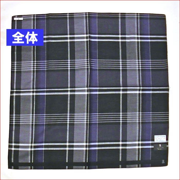 ランバン LANVIN メンズハンカチ 形態安定加工　ハンカチ 日本製・ブラック 2216-51　プレゼント ギフト | ブランド登録なし | 01