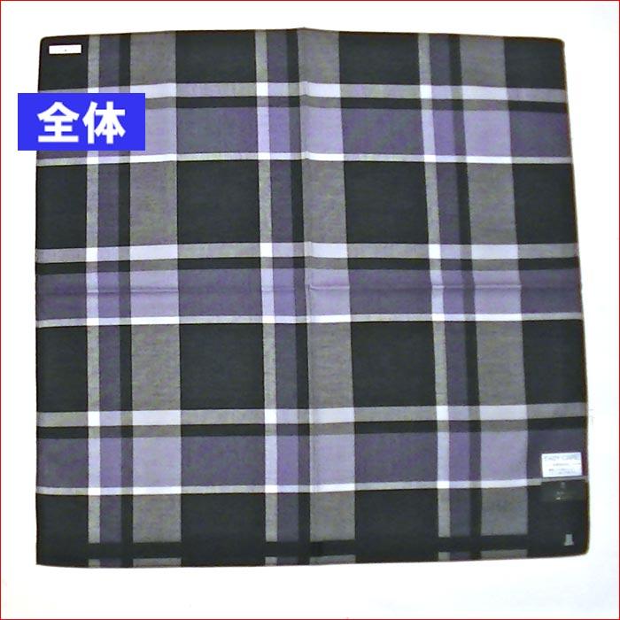 ランバン LANVIN メンズハンカチ 形態安定加工　ハンカチ 日本製・ブラック 2216-53　プレゼント ギフト | ブランド登録なし | 01