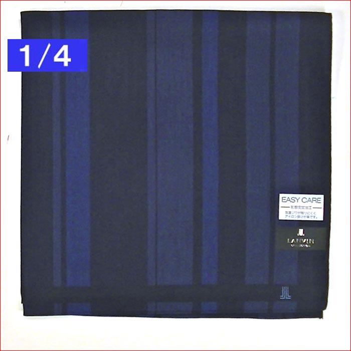 ランバン LANVIN メンズハンカチ 形態安定加工　ハンカチ 日本製・ネイビー 2216-56　プレゼント ギフト | ブランド登録なし | 02