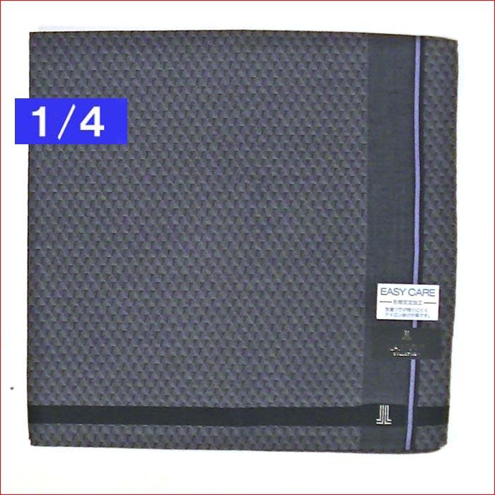 ランバン LANVIN メンズハンカチ 形態安定加工　ハンカチ 日本製・グレー 2216-57　プレゼント ギフト | ブランド登録なし | 02