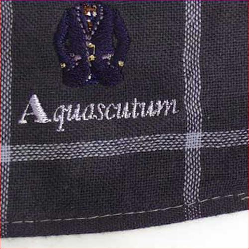 アクアスキュータム ガーゼミニタオル・グレー 2219-06　プレゼント ギフト | Aquascutum | 01