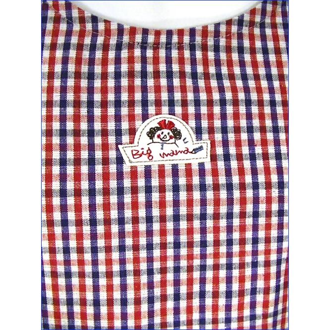 エプロン うしろ・ボタン＆ひも結び 細かチェック柄 エプロン 2313-27　プレゼント ギフト | ブランド登録なし | 01