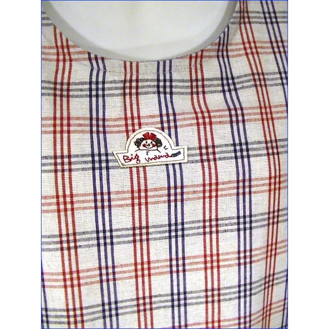 エプロン うしろ・ボタン＆ひも結び チェック柄 エプロン 2313-28　プレゼント ギフト | ブランド登録なし | 01