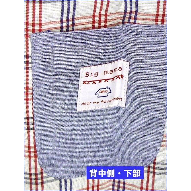 エプロン うしろ・ボタン＆ひも結び チェック柄 エプロン 2313-28　プレゼント ギフト | ブランド登録なし | 09