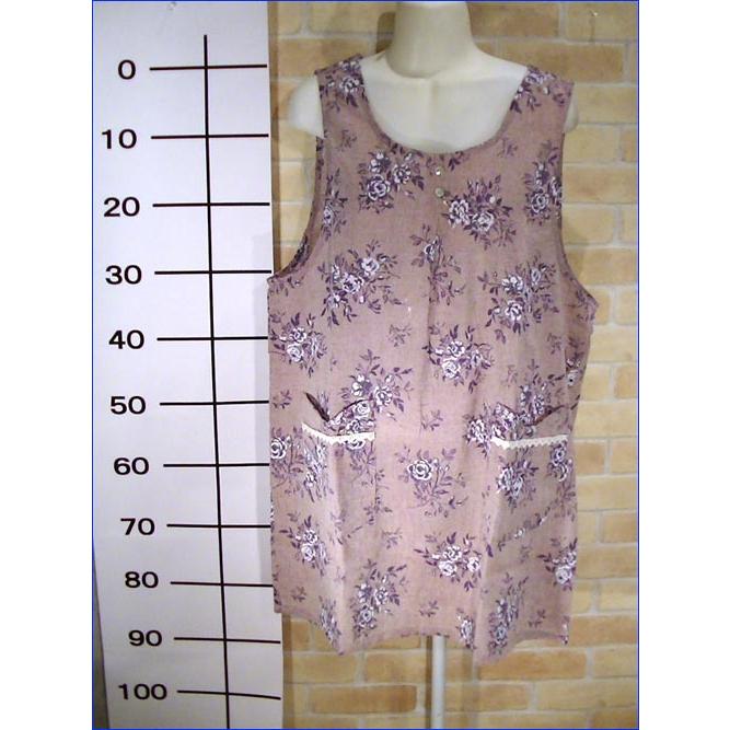 ローズ柄 エプロン　上下紐結び エプロン レース付きポケット・ピンク 2315-33　プレゼント ギフト | kusuguru | 10