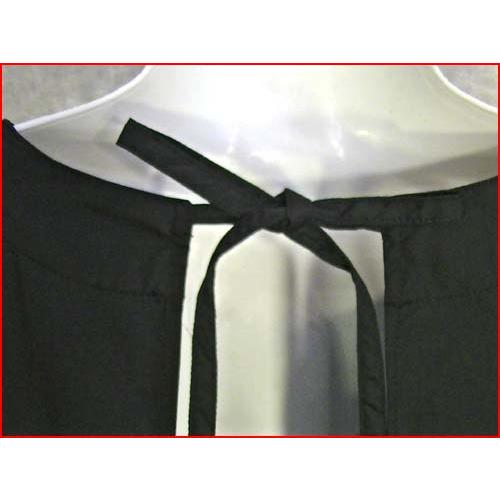 形態安定加工　イージーアイロン フォーマル かっぽう着 割烹着　Ｌサイズ ブラック 2319-07　プレゼント ギフト | ブランド登録なし | 06