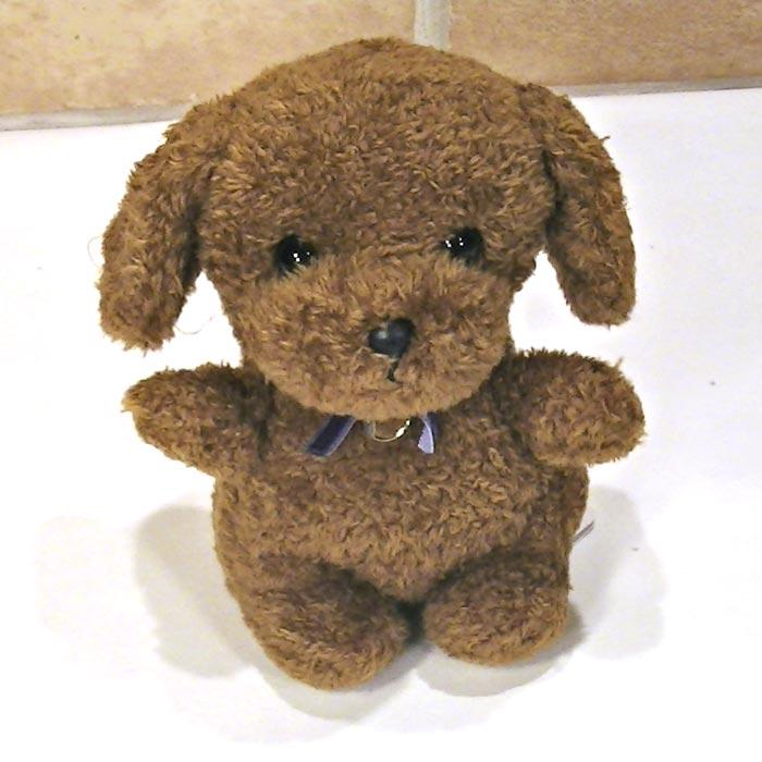 ぬいぐるみ プードル・ダークブラウン 手乗りサイズ ふわふわ ふんわり ふかふか お土産 ギフト プレゼント 2329-45 | 