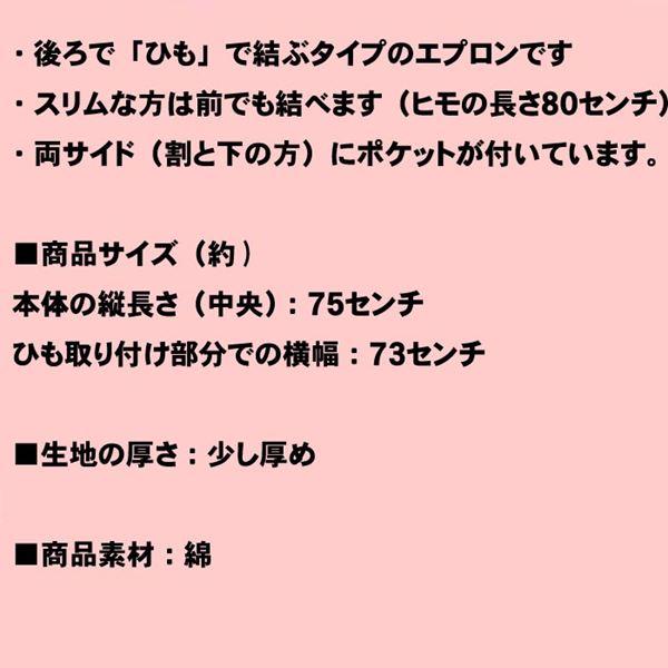 後ろひも結び　前結び 可 胸元のお花がかわいい エプロン ネイビーグリーン 2412-07　母の日 プレゼント ギフト 贈り物 お祝い | ブランド登録なし | 07