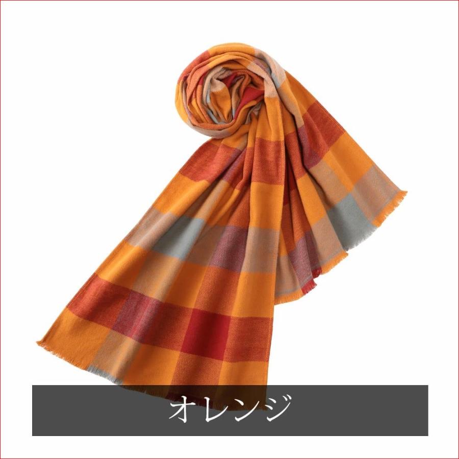 チェック マフラー　起毛加工 日本製 今治コットン 吸水性抜群 チクチクしない ふんわり ストール 箱入り  プレゼント 冬のギフト 2423-115 | ブランド登録なし | 02