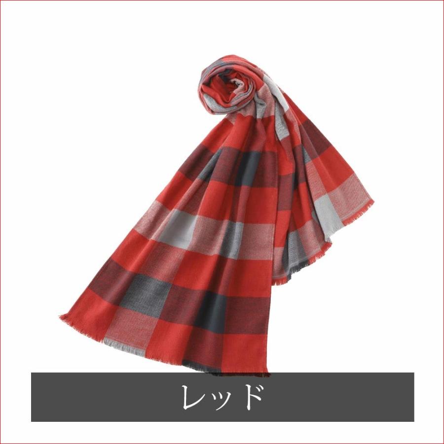 チェック マフラー　起毛加工 日本製 今治コットン 吸水性抜群 チクチクしない ふんわり ストール 箱入り  プレゼント 冬のギフト 2423-115 | ブランド登録なし | 04
