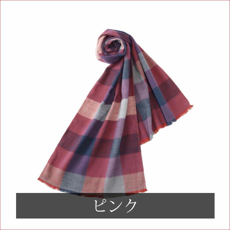 チェック マフラー　起毛加工 日本製 今治コットン 吸水性抜群 チクチクしない ふんわり ストール 箱入り  プレゼント 冬のギフト 2423-115 | ブランド登録なし | 06