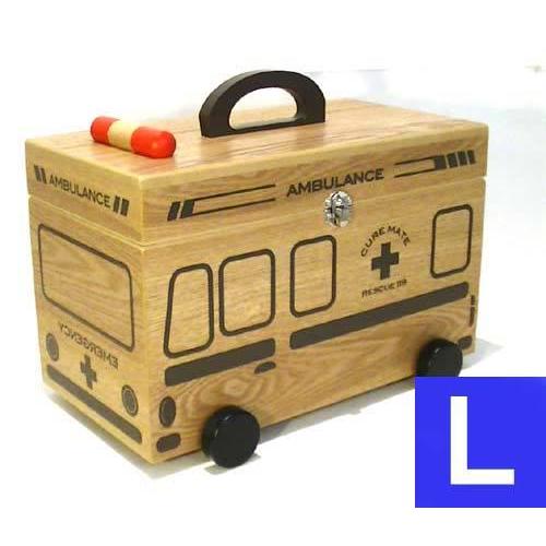 木製 救急箱 車輪も回ります 救急車型救急箱 木目 ｌサイズ 0923 13 くすり箱 大容量 小物入れ 収納ボックス セーフティボックス 0923 13 おしゃれ雑貨 Tkコレクション 通販 Yahoo ショッピング