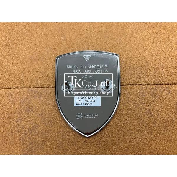 在庫有!!即納】フロントボンネット クレスト エンブレム ポルシェ純正