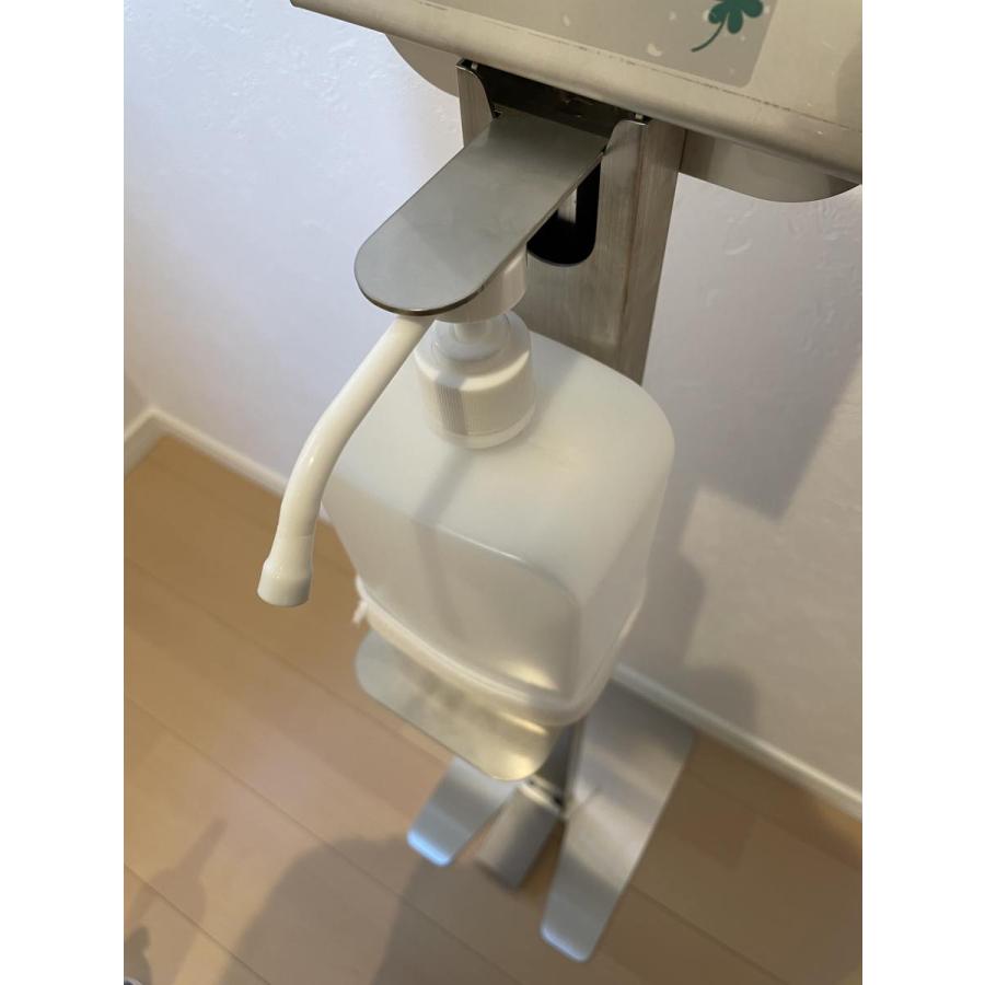 消毒液 スタンド 足踏み ステンレス 感染症対策 コロナ 飲食店 オフィス |  | 03