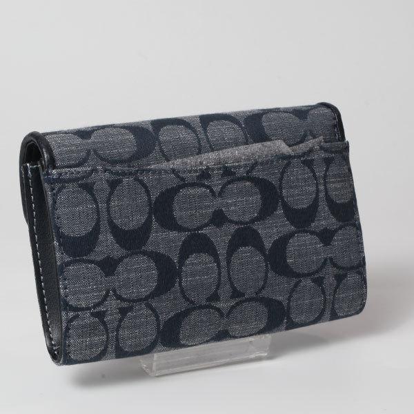 送料無料 財布 COACH Kleo Wallet In Signature Chambray C8308 コーチ クレオ ウォレット シグネチャー シャンブレー アウトレット｜tkflatbush｜06