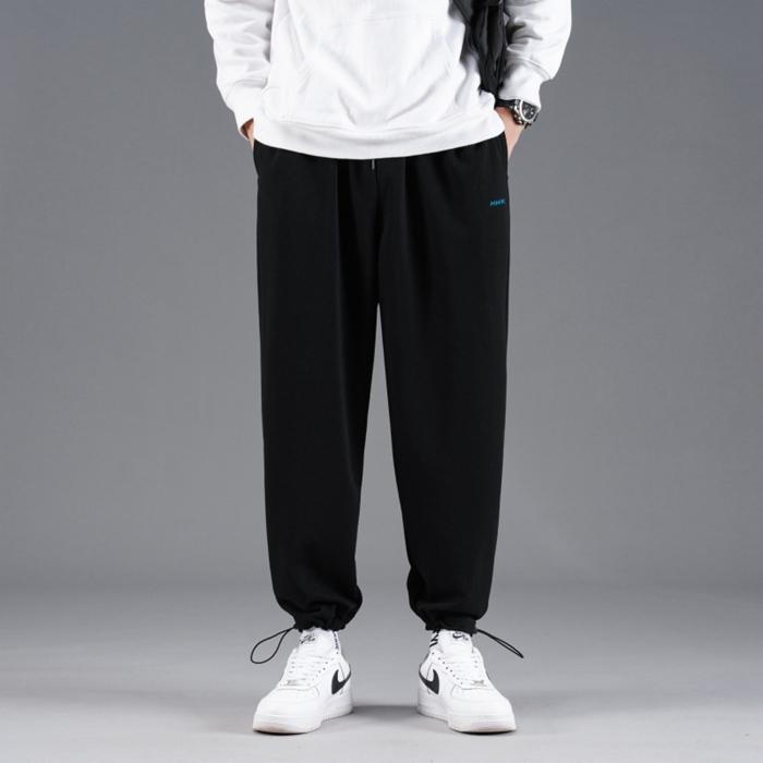 スウェットパンツ ワイドパンツ メンズ ロングパンツ 裾絞り可能 スウェットパンツ ワイドパンツ メンズ ロングパンツ 裾絞り可能