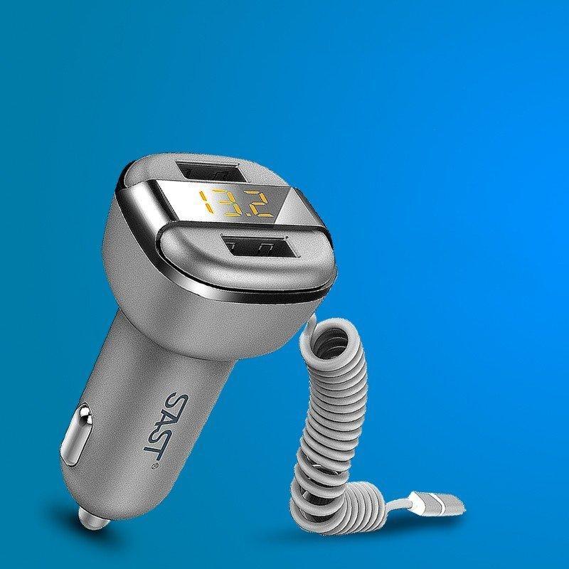 シガーライターソケット USBコンセント スマホチャージャー USBポート口増設 3台同時充電可能 Iphone/Android対応 TS020｜tkfuture｜02