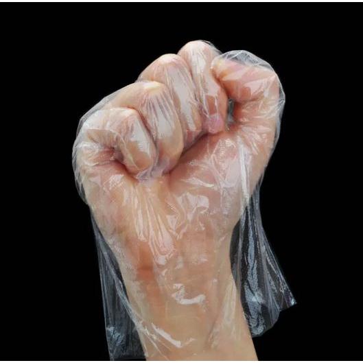 100枚 クリア 使い捨て手袋 透明プラスチック手袋 ラテックスフリー | ブランド登録なし