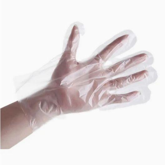 100枚 クリア 使い捨て手袋 透明プラスチック手袋 ラテックスフリー | ブランド登録なし | 02
