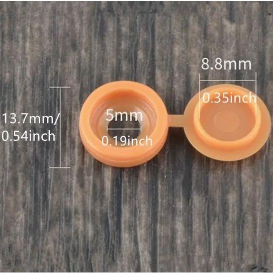 50個セット 装飾用セルフタッピングネジカバー 耐久性プラスチック (ねじ別売り) | ブランド登録なし | 08