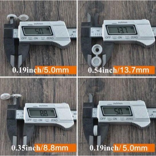 50個セット 装飾用セルフタッピングネジカバー 耐久性プラスチック (ねじ別売り) | ブランド登録なし | 09