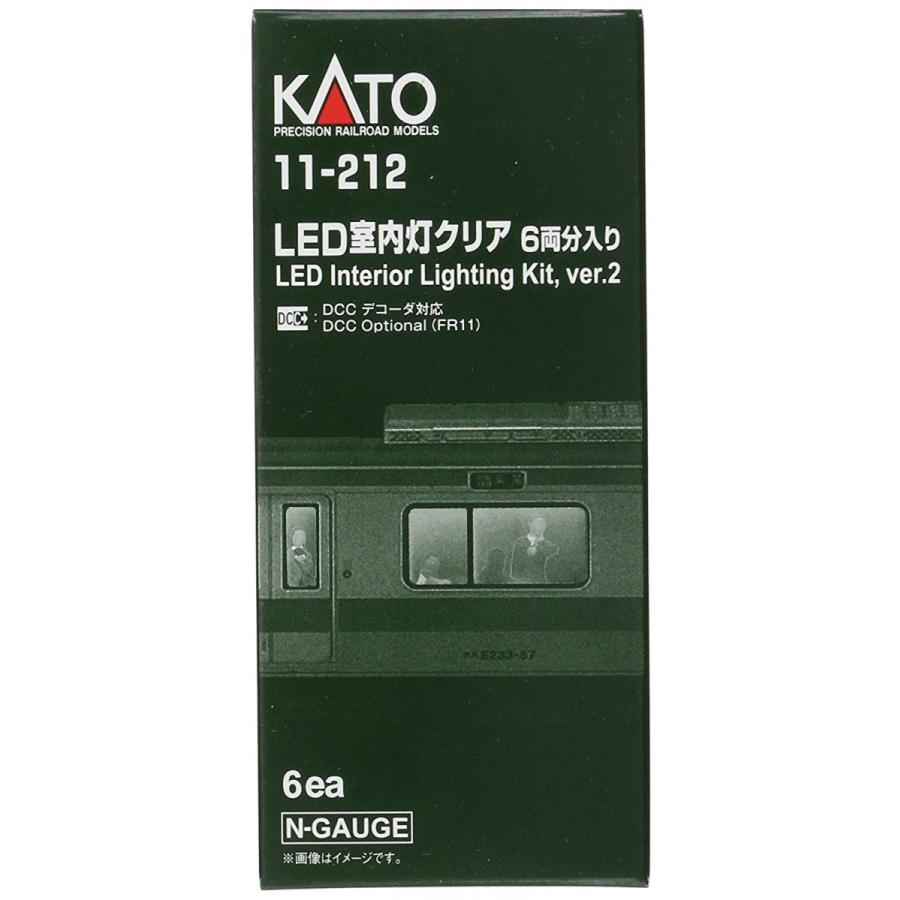 カトー（KATO） KATO 11-212 LED室内灯クリア 6両分入 Nゲージ
