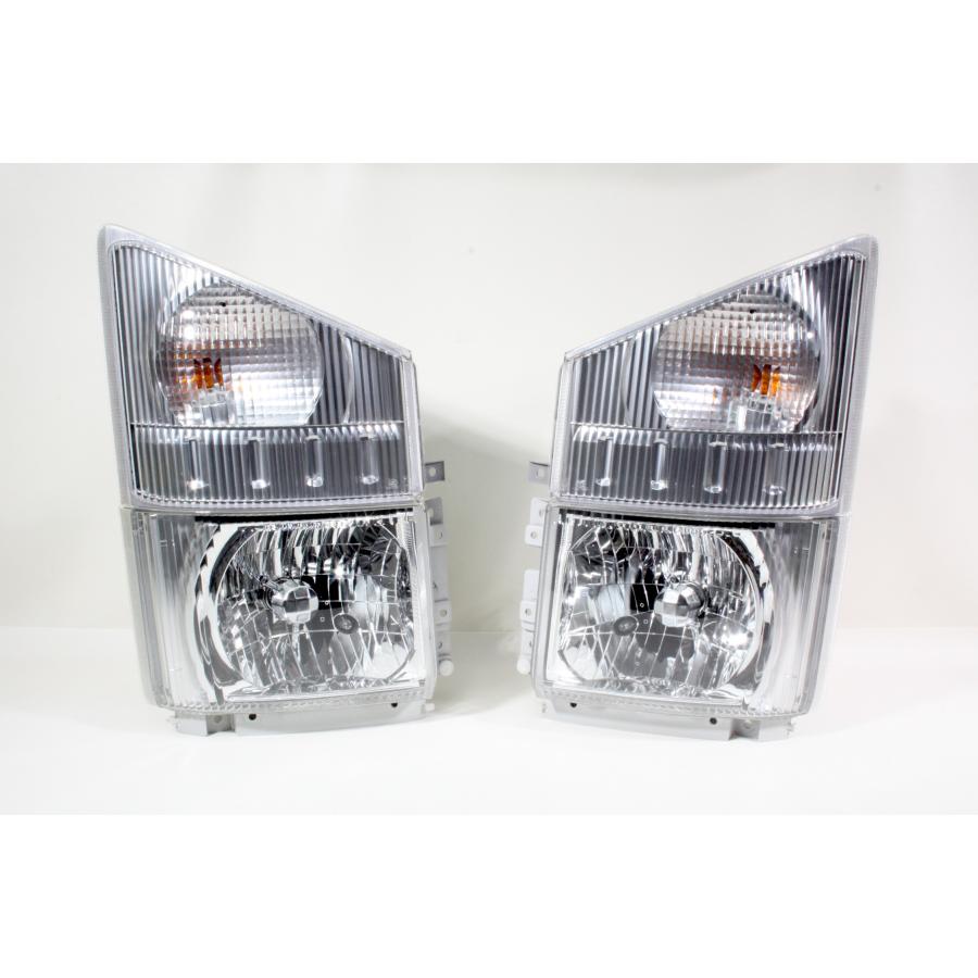 NLR85 (NPR85 NJR85) エルフ 24V ハロゲン ヘッドライト クリア ウインカー 左右セット KOITO 110-21873 ...
