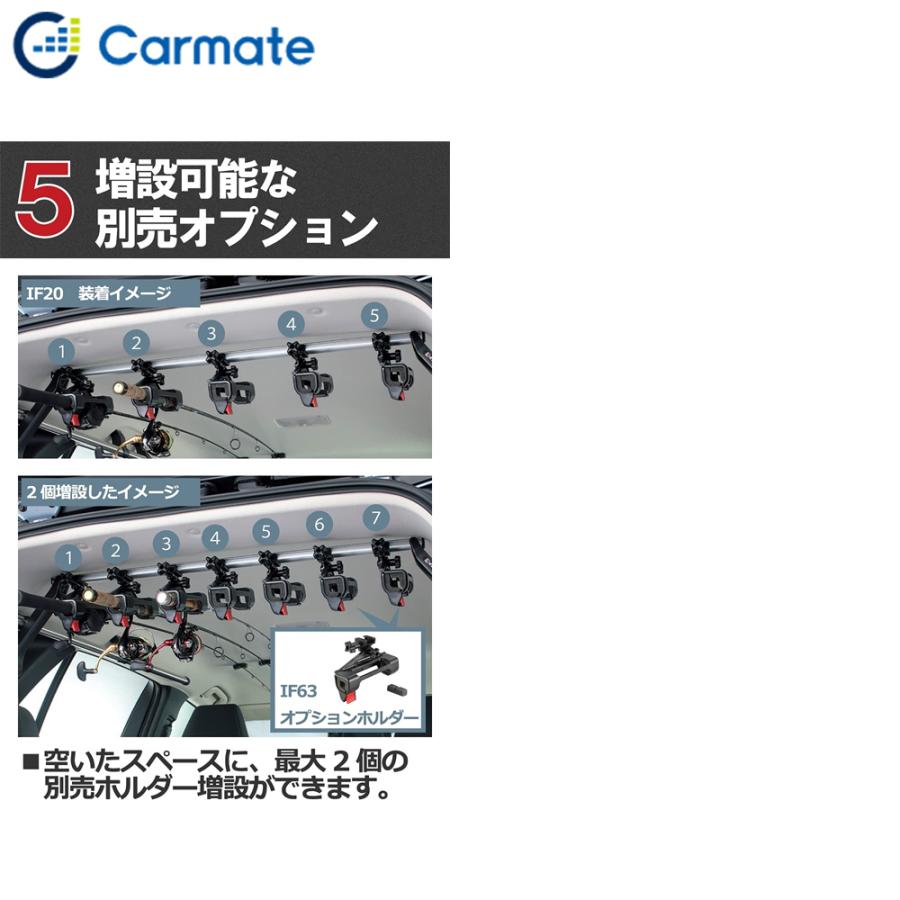カーメイト INNO イノー ロッドホルダー 釣り竿 車載 ホルダー カーメイト INNO イノー ロッドホルダー 釣り竿 車載 ホルダー