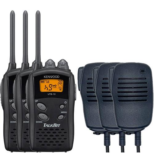 KENWOOD トランシーバー 10台セット JVCケンウッド トランシーバー 10台セット UTB-10 インカム 無線